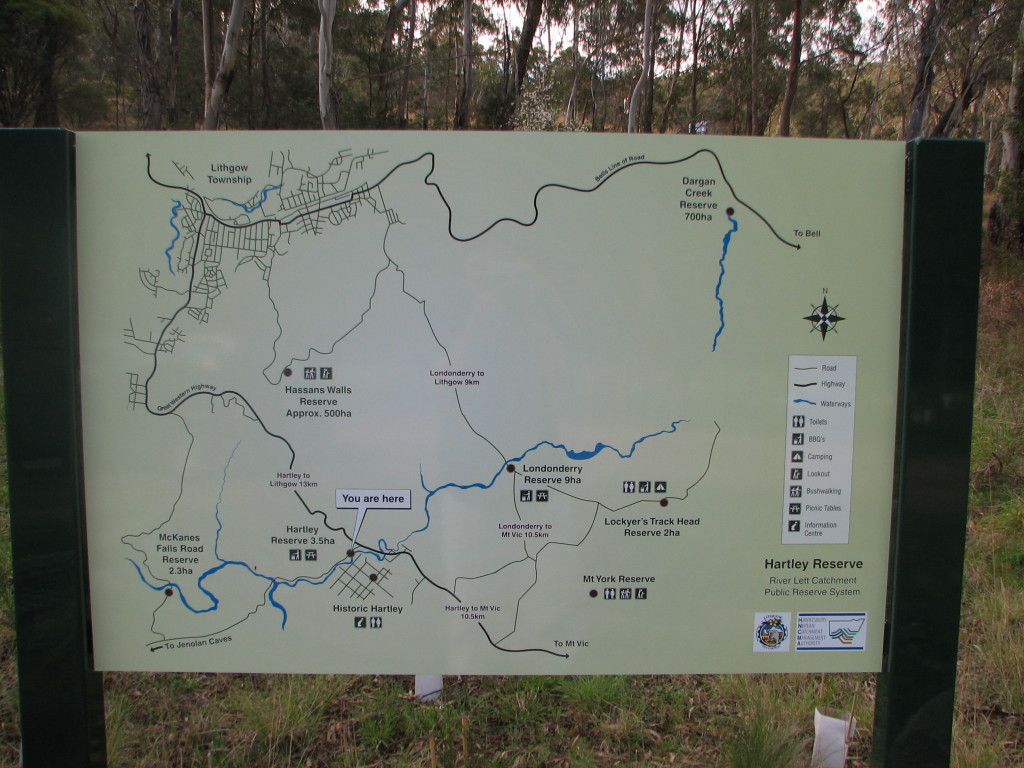 Hartley Reserve Map